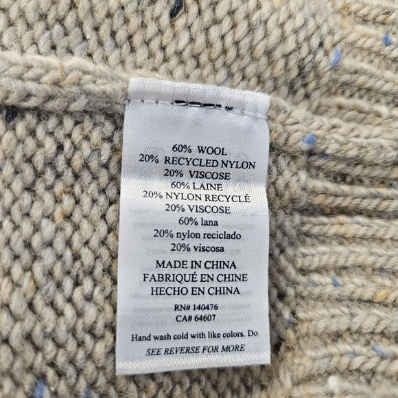 Faherty Donegal Wool Blend Crewneck Sweater Mens NEW - Picture 6 of 7